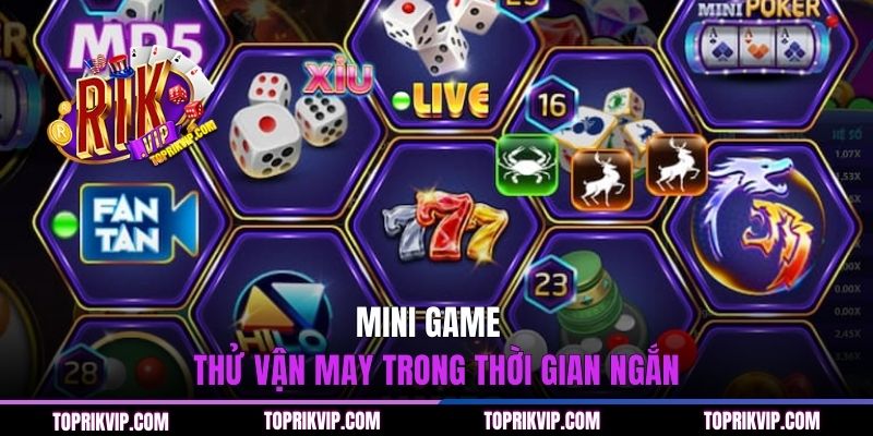 Mini game thử vận may trong thời gian ngắn